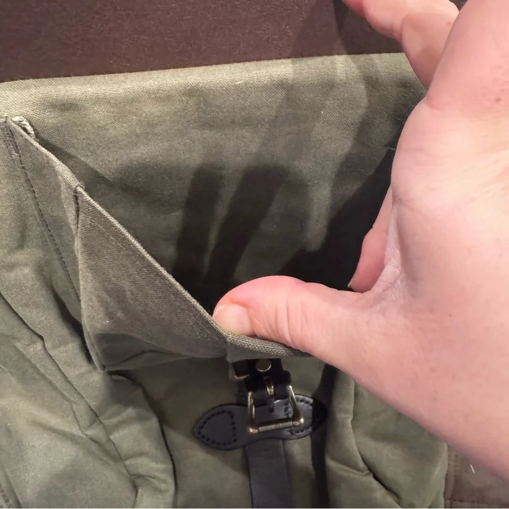 Filson Tin Cloth Backpack in Ottergreen